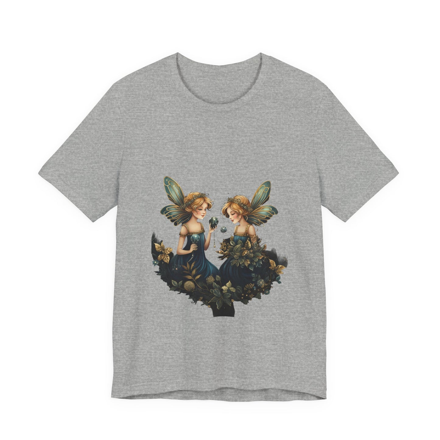Fairy T-Shirt Magical Christmas Twin Fairies Tee