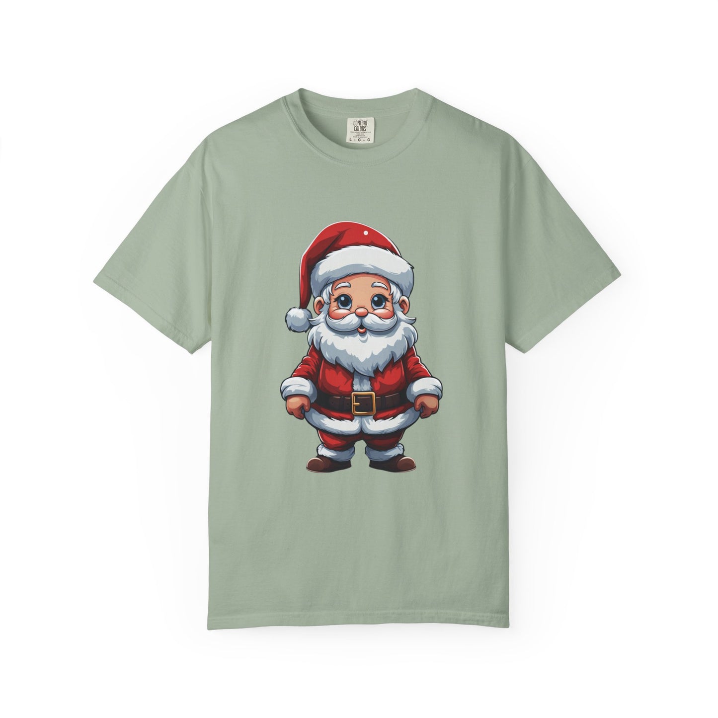 Cute Santa Claus Christmas Garment-Dyed Tee
