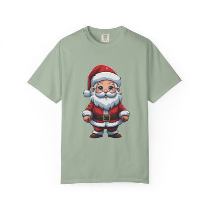 Cute Santa Claus Christmas Garment-Dyed Tee