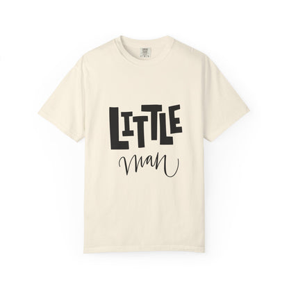 Little Man Tee Cute Toddler Boy Garment-Dyed