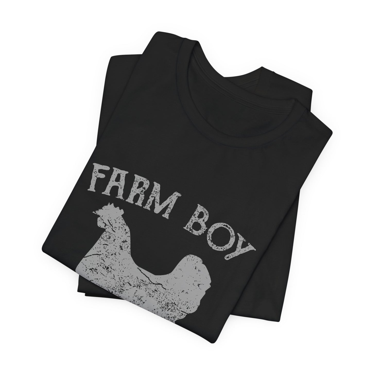 Farm Boy T-Shirt Fresh Organic Rooster Tee