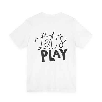 Let's Play Kids T-Shirt Fun Hand Lettered Tee