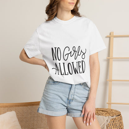 No Girls Allowed Boys Garment-Dyed Tee