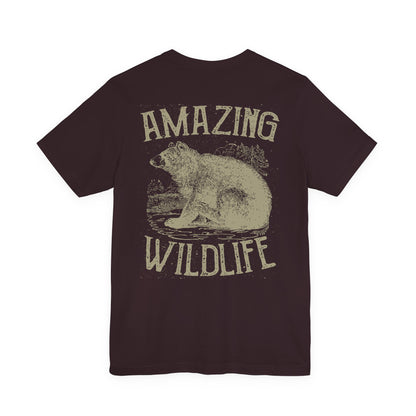 Amazing Wildlife Bear T-Shirt Vintage Outdoors