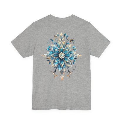 Crystal Snowflake Flower Christmas T-Shirt