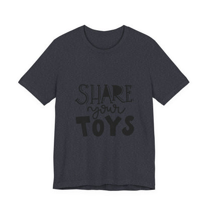 Share Your Toys T-Shirt Kids Lettering Tee