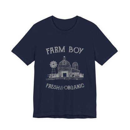 Farm Boy T-Shirt Fresh & Organic Barn Tee