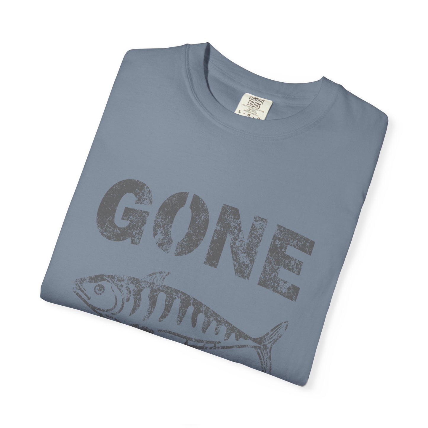 Gone Fishing Heavyweight Garment-Dyed Vintage Tee