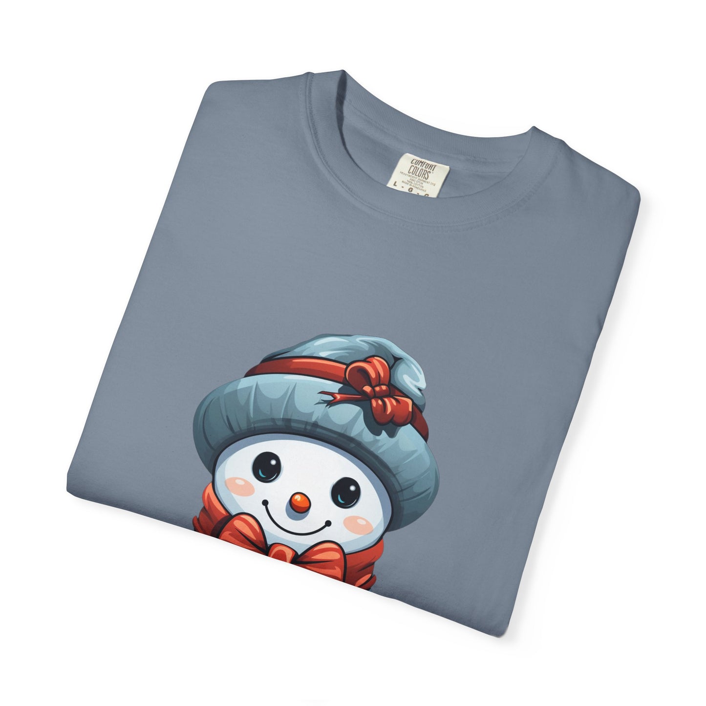 Cute Snowman Christmas Garment-Dyed Tee