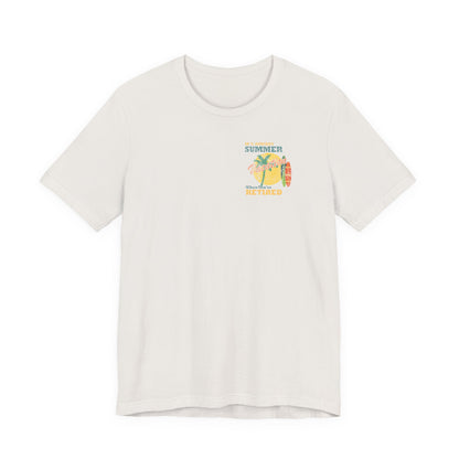 Back Print Retirement Tee Always Summer Vacation