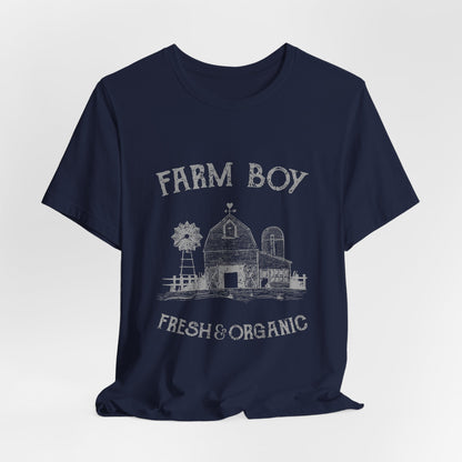 Farm Boy T-Shirt Fresh & Organic Barn Tee