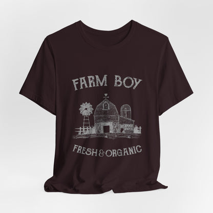 Farm Boy T-Shirt Fresh & Organic Barn Tee