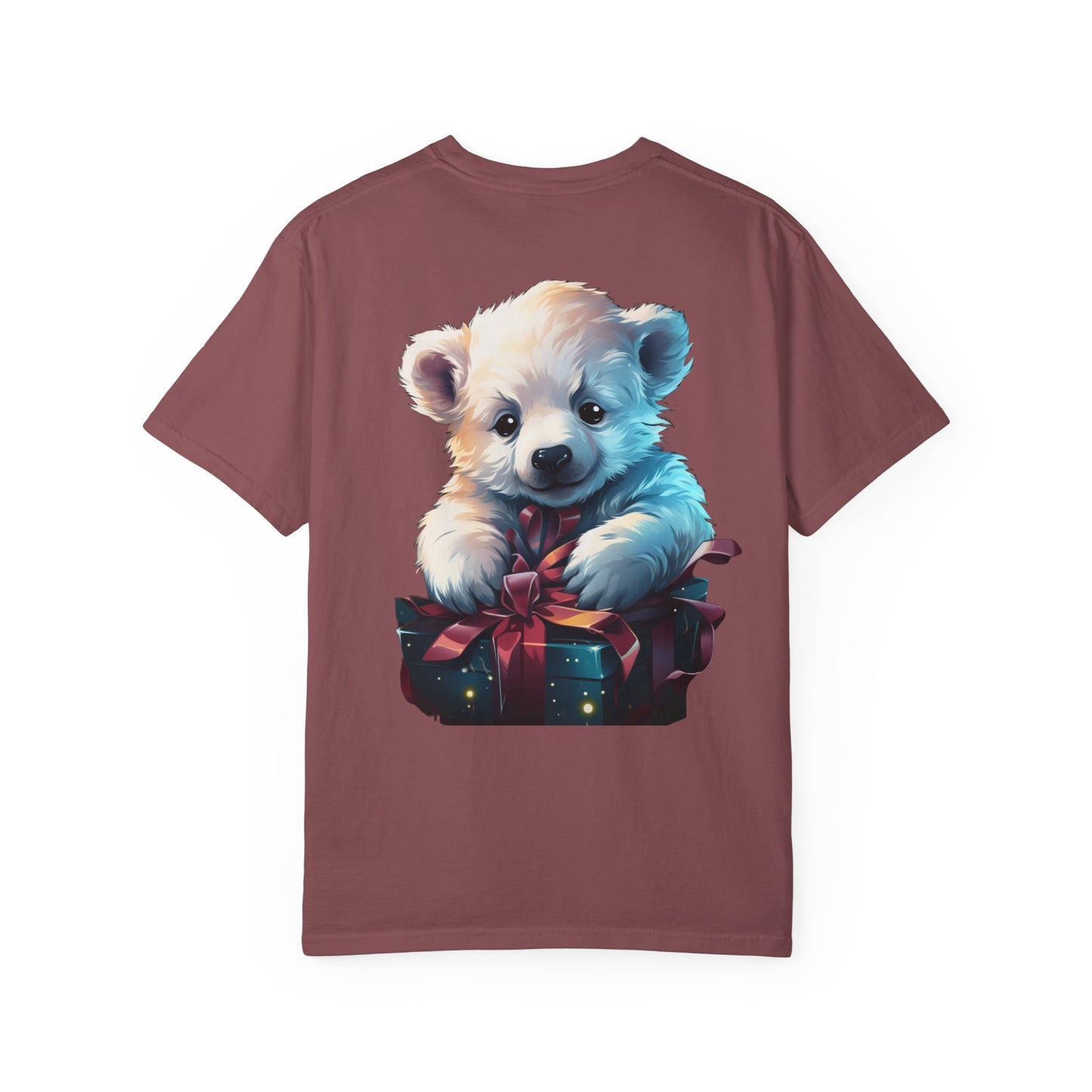 Polar Bear Christmas Garment-Dyed Tee Gift