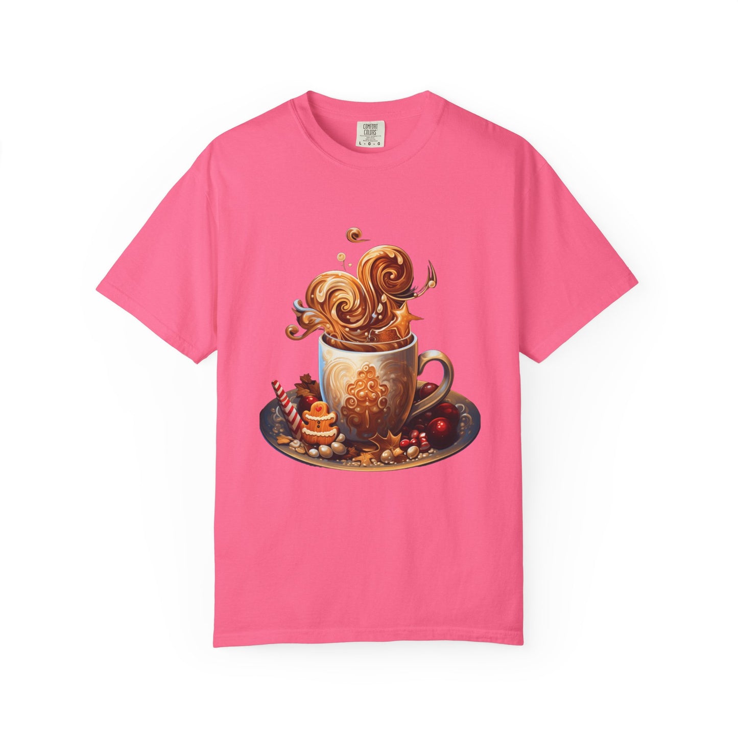 Christmas Coffee Garment-Dyed Heavyweight Tee