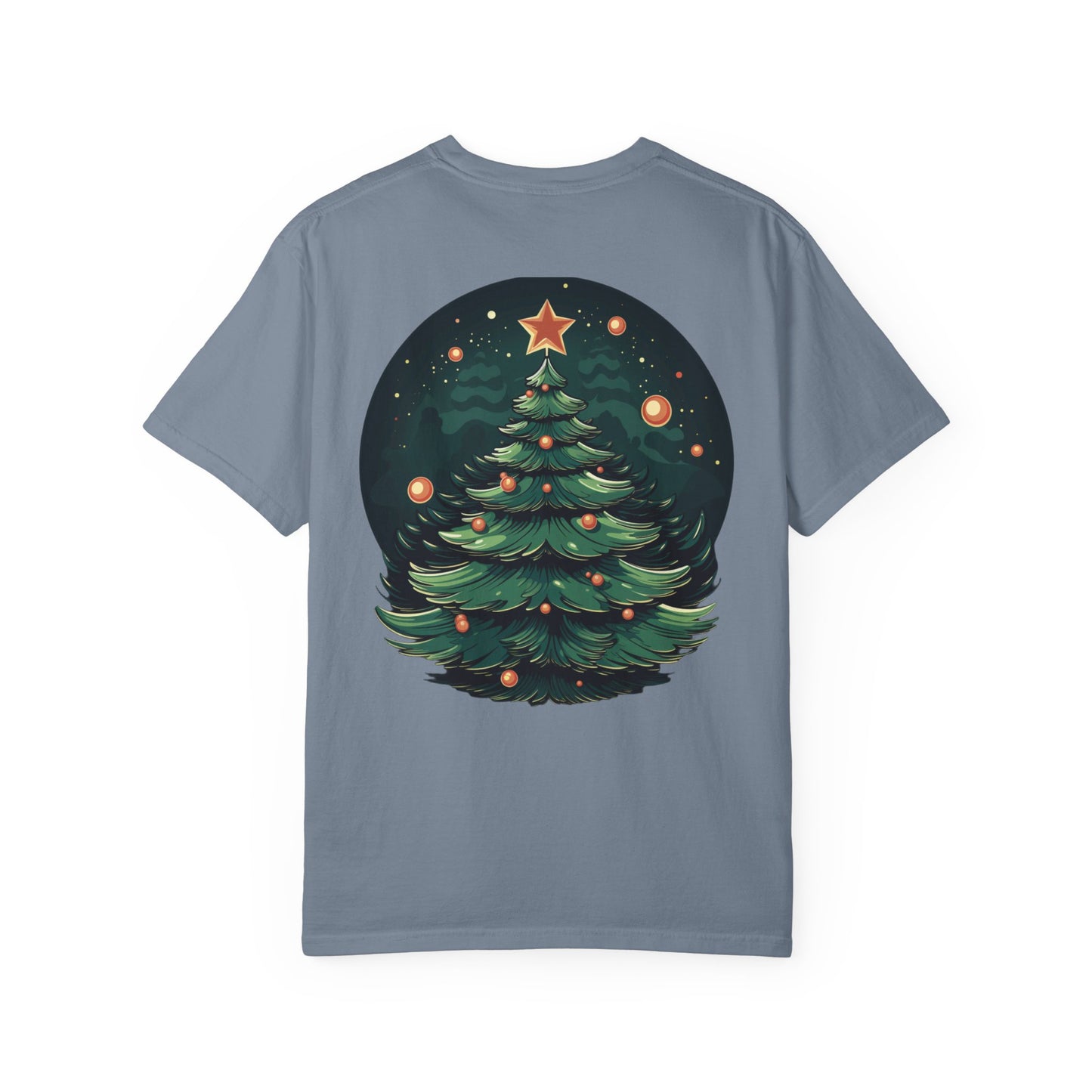 Retro Christmas Tree Heavyweight Garment-Dyed Tee