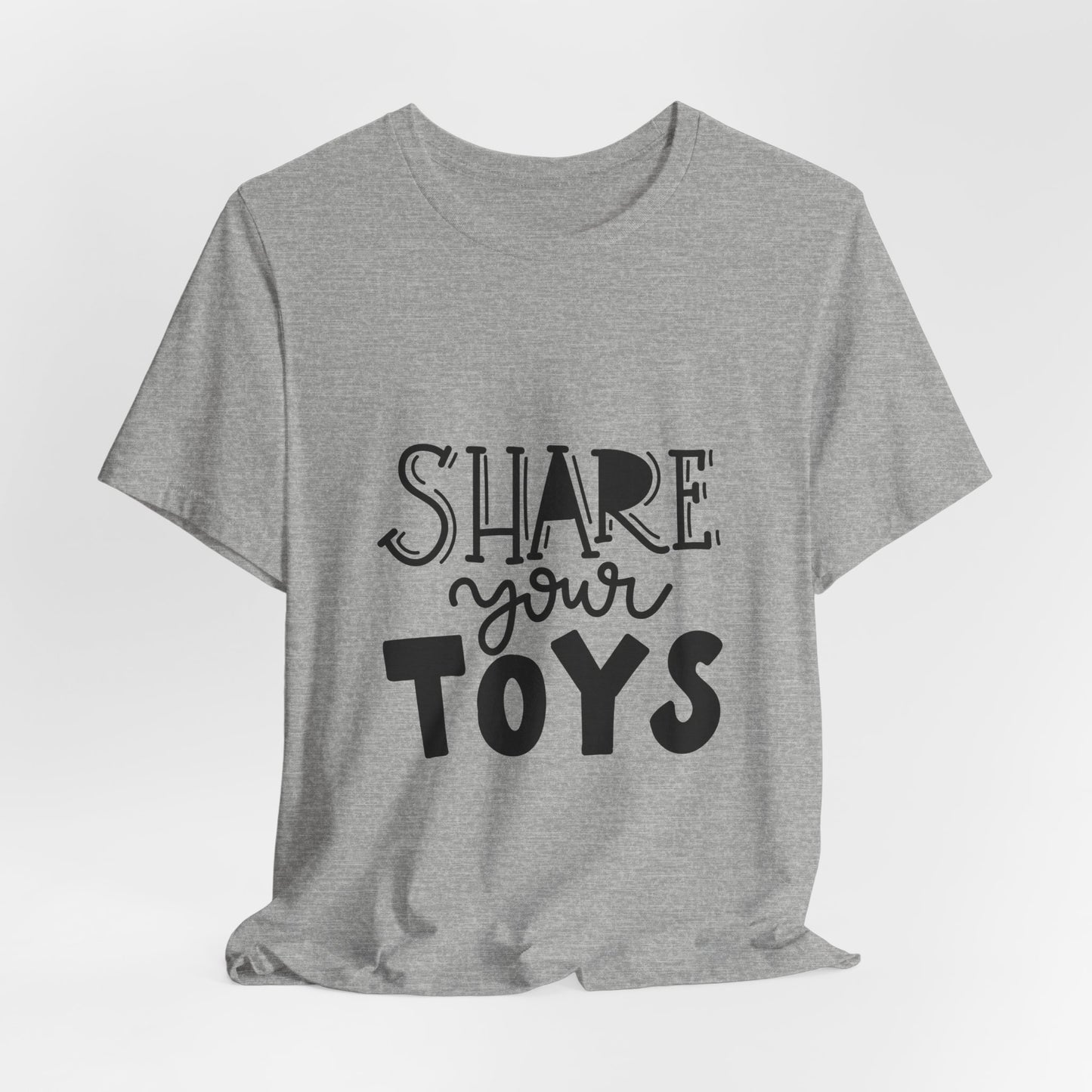 Share Your Toys T-Shirt Kids Lettering Tee