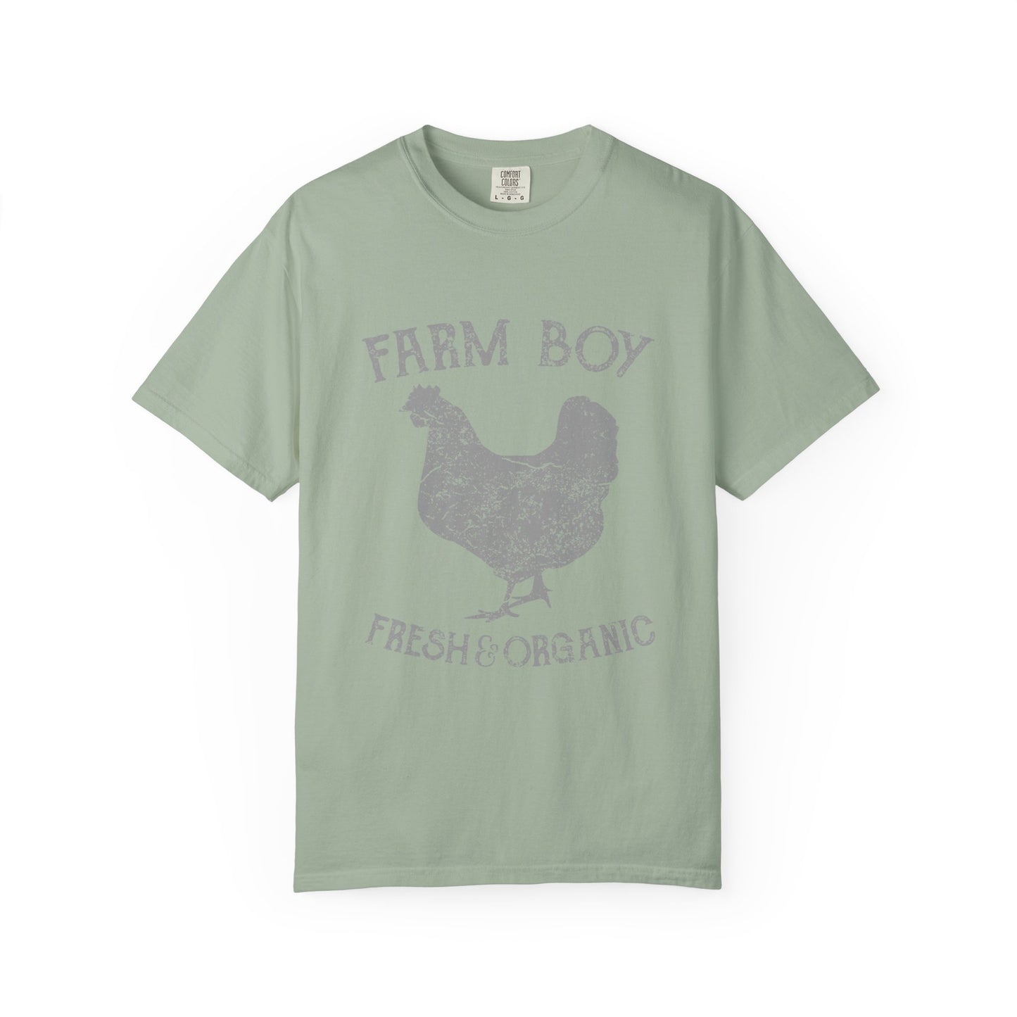 Farm Boy Rooster Garment-Dyed Heavyweight Tee