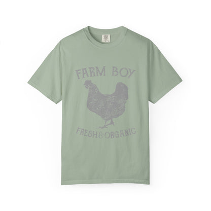Farm Boy Rooster Garment-Dyed Heavyweight Tee