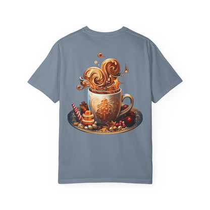 Christmas Coffee Garment-Dyed Heavyweight Tee