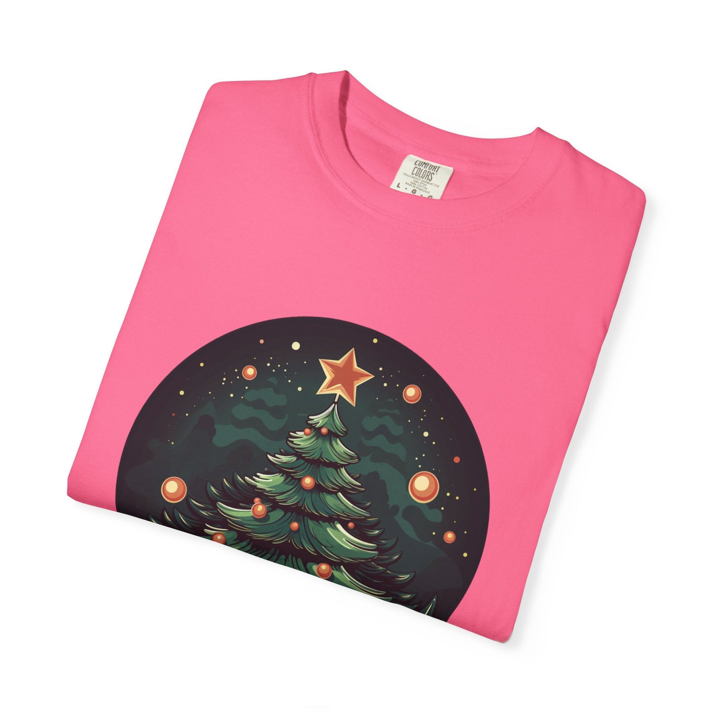 Retro Christmas Tree Heavyweight Garment-Dyed Tee
