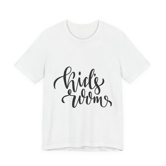 Kid's Room T-Shirt Calligraphy Script Tee