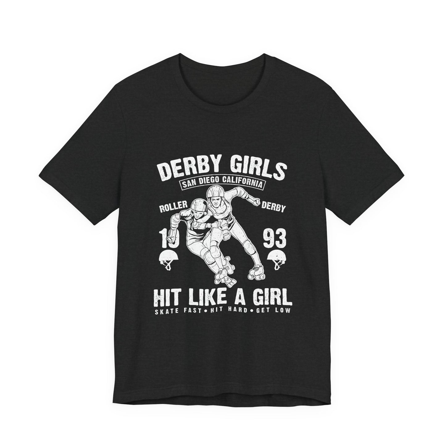 Derby Girls T-Shirt Roller Skating Gift Tee