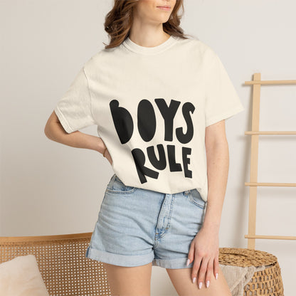 Boys Rule Kids Garment-Dyed Heavyweight Tee