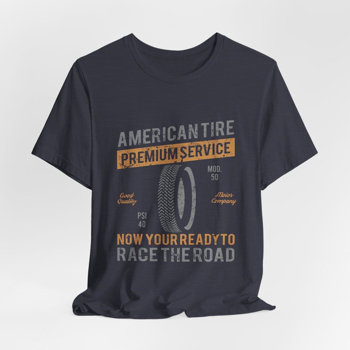 Retro American Tire T-Shirt Race the Road