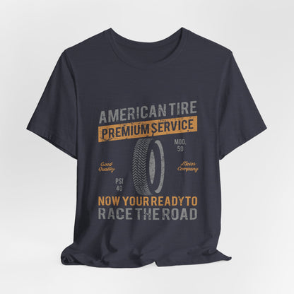 Retro American Tire T-Shirt Race the Road