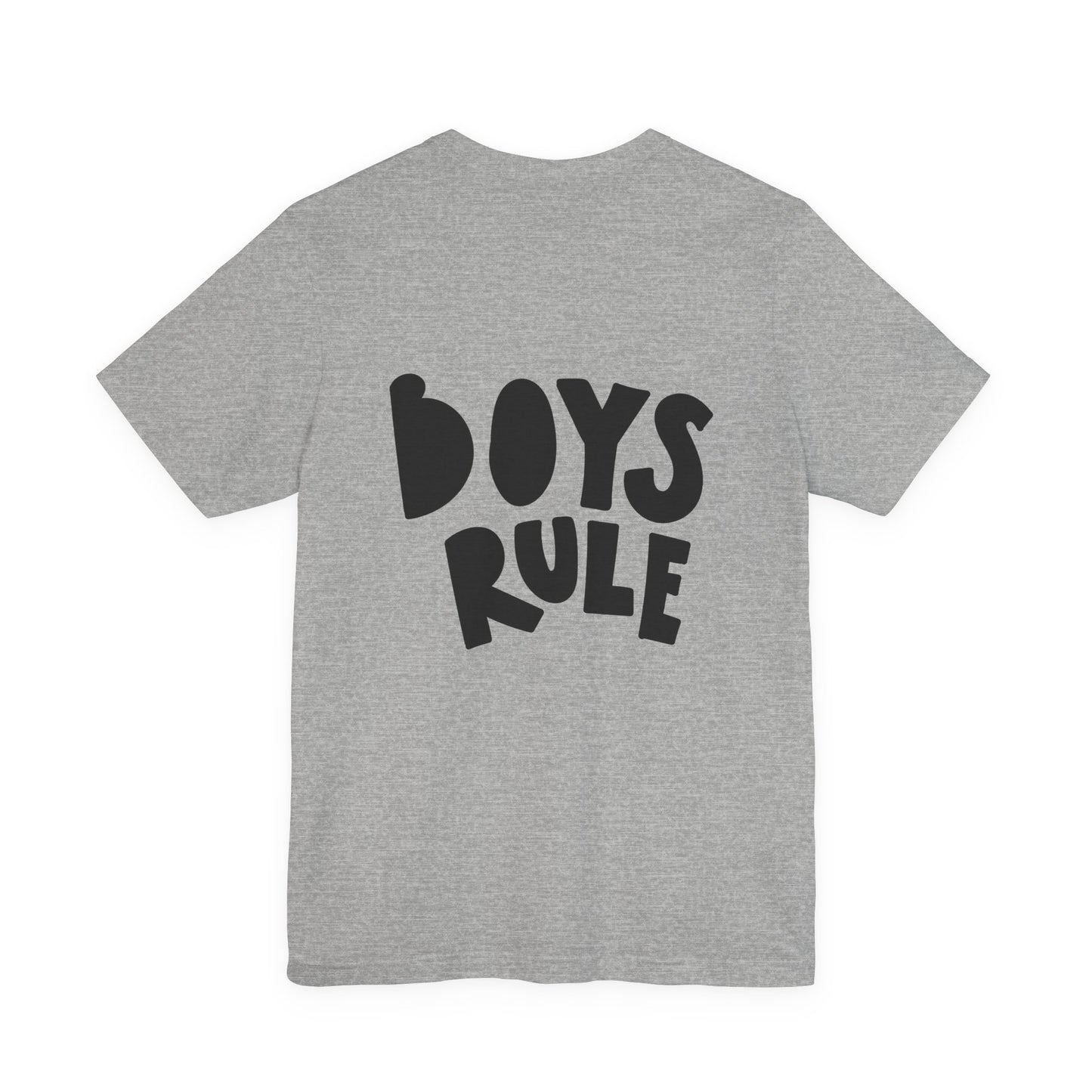 Boys Rule T-Shirt Fun Bold Kids Tee