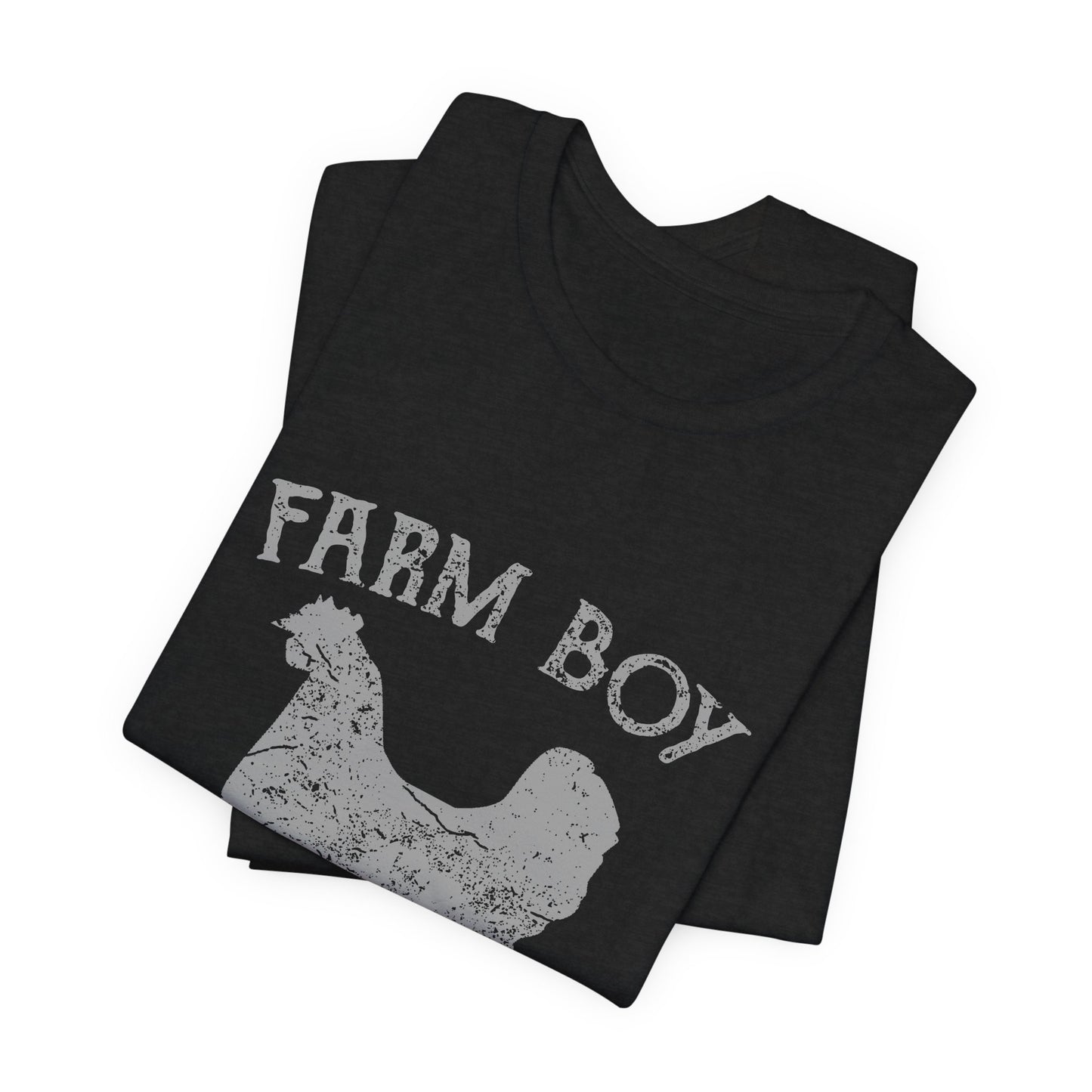 Farm Boy T-Shirt Fresh Organic Rooster Tee