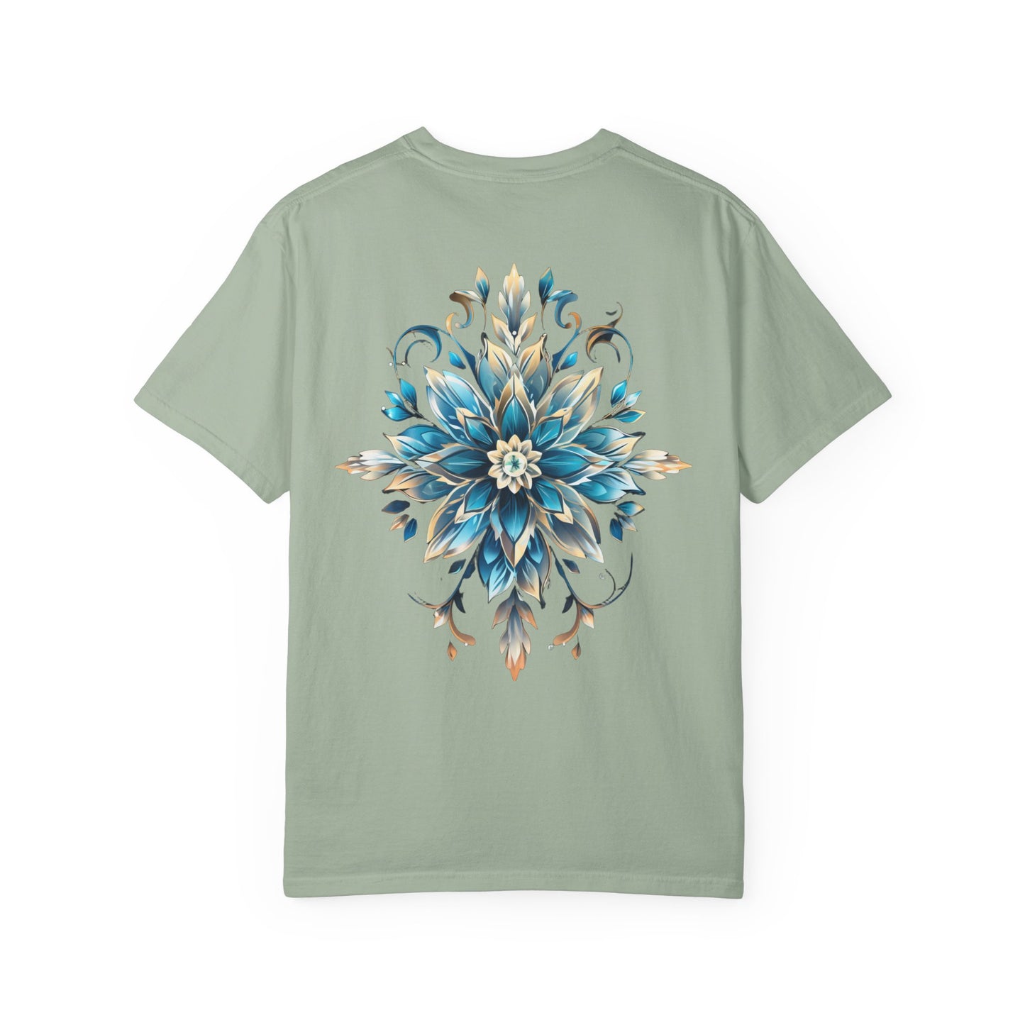 Crystal Snowflake Flower Christmas Heavyweight Tee