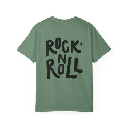 Rock N Roll Garment-Dyed Tee Bold Lettering