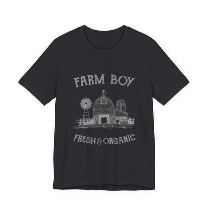 Farm Boy T-Shirt Fresh & Organic Barn Tee
