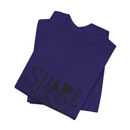 Share Your Toys T-Shirt Kids Lettering Tee