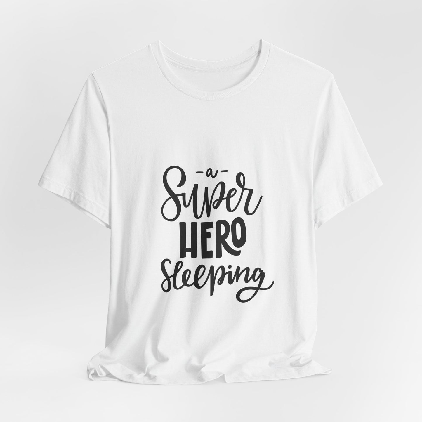 A Super Hero Sleeping Kids T-Shirt