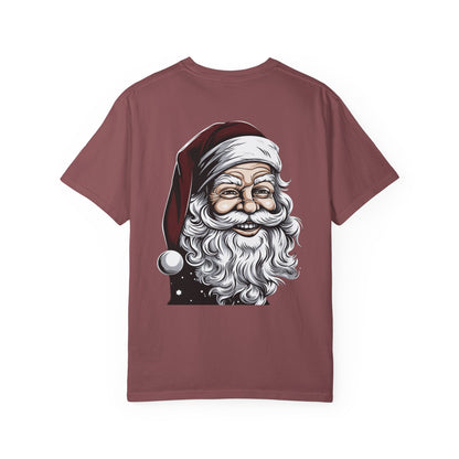 Funny Santa Claus Garment-Dyed Christmas Tee