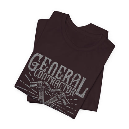 General Contractor Funny T-Shirt Genius Gift