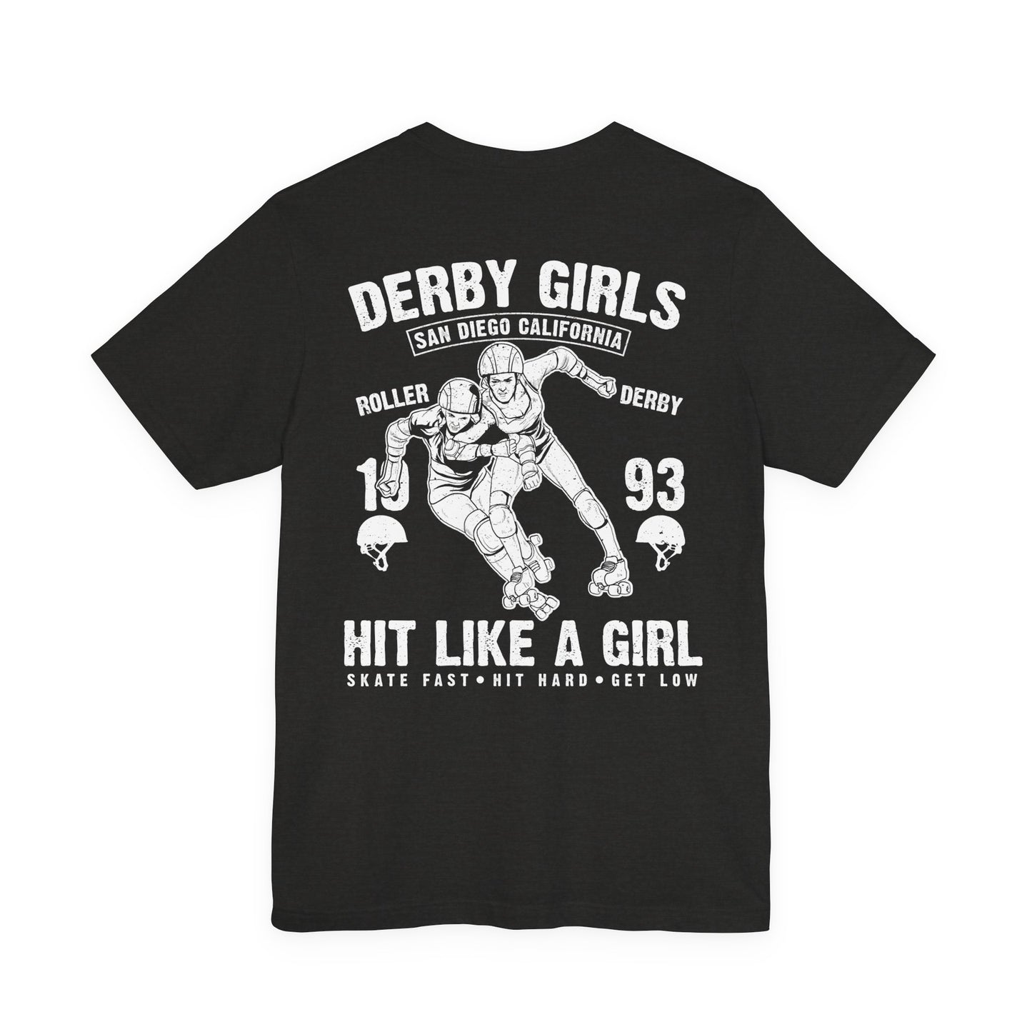 Derby Girls T-Shirt Roller Skating Gift Tee
