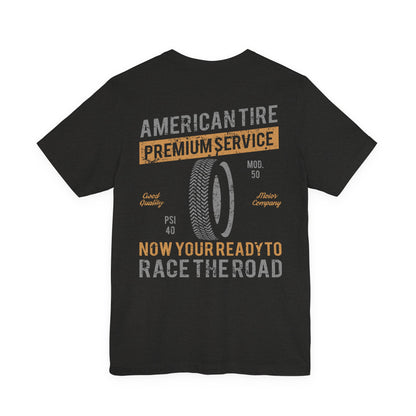 Retro American Tire T-Shirt Race the Road