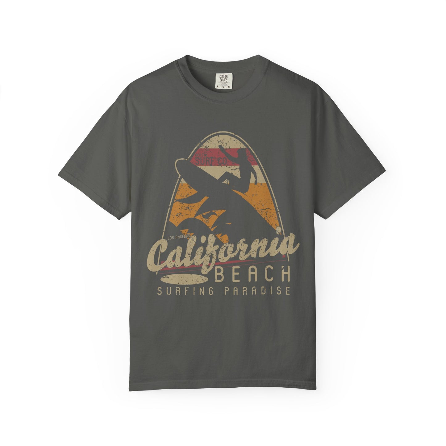 California Beach Surfing Garment-Dyed Tee