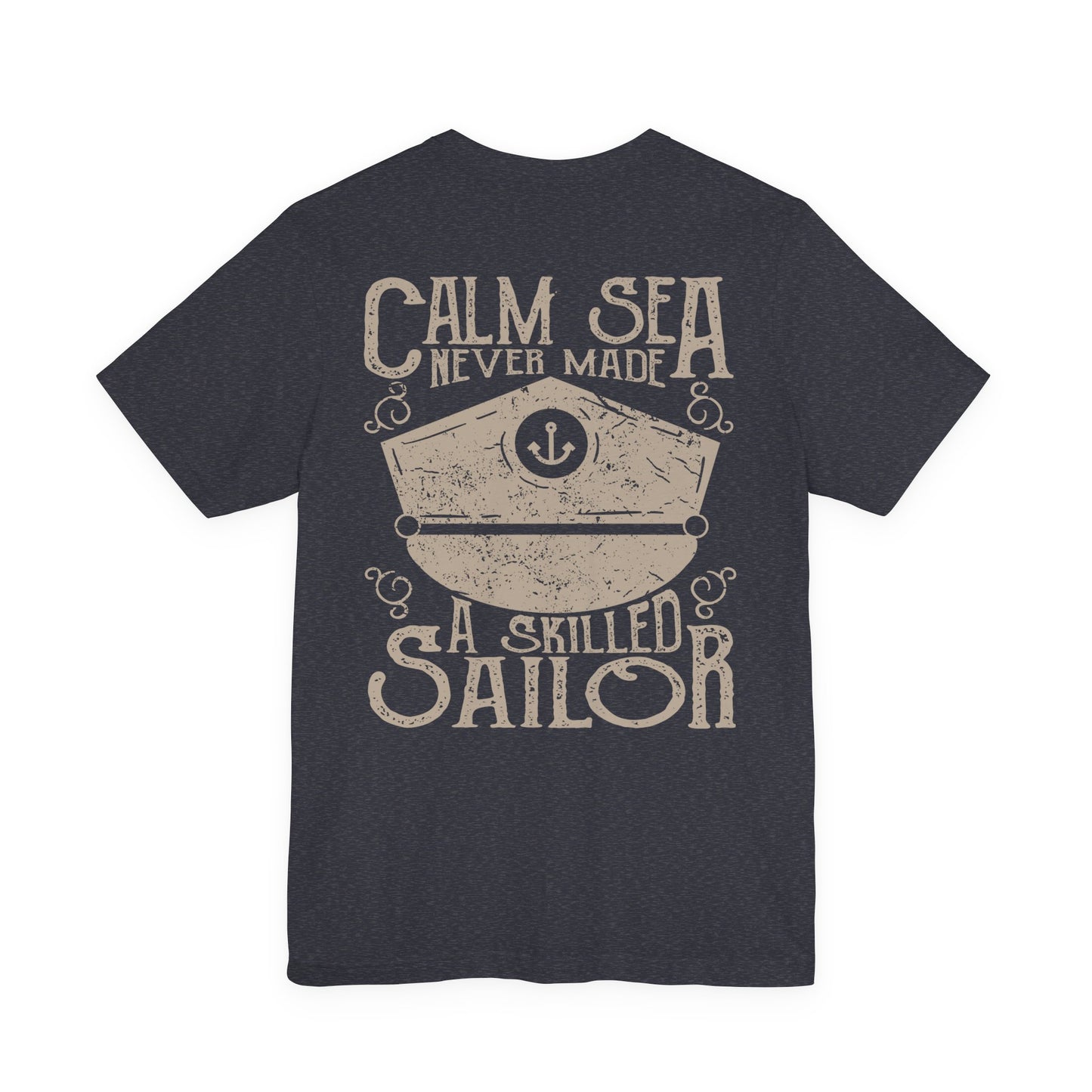 Calm Sea Skilled Sailor T-Shirt Nautical Tee