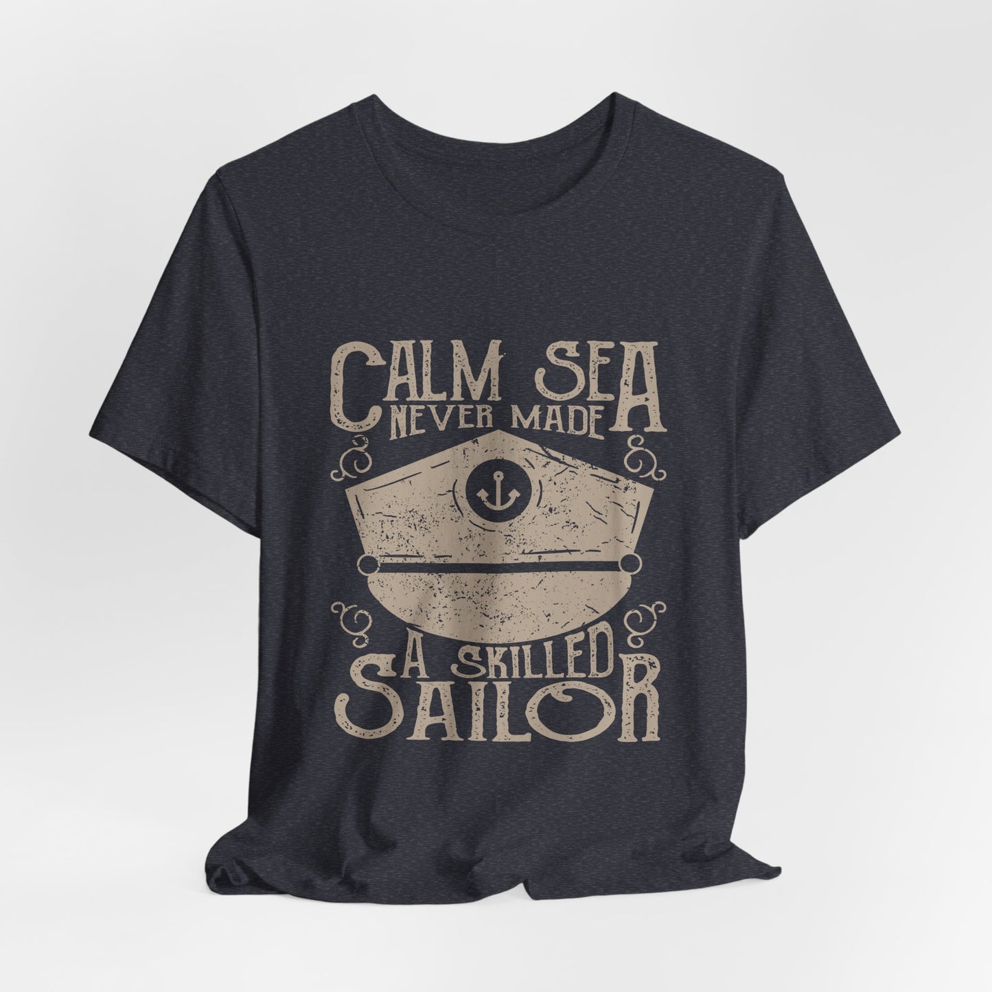 Calm Sea Skilled Sailor T-Shirt Nautical Tee