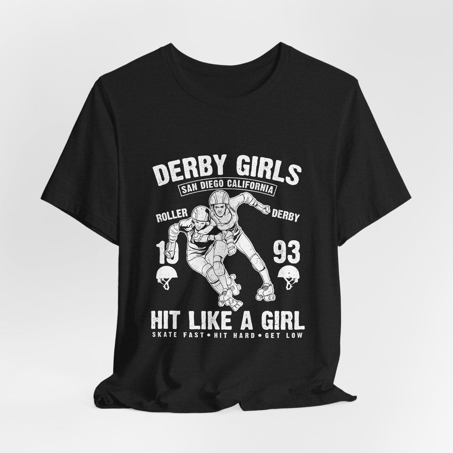 Derby Girls T-Shirt Roller Skating Gift Tee