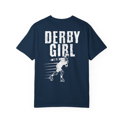 Roller Derby Girl Garment-Dyed Tee | Skater
