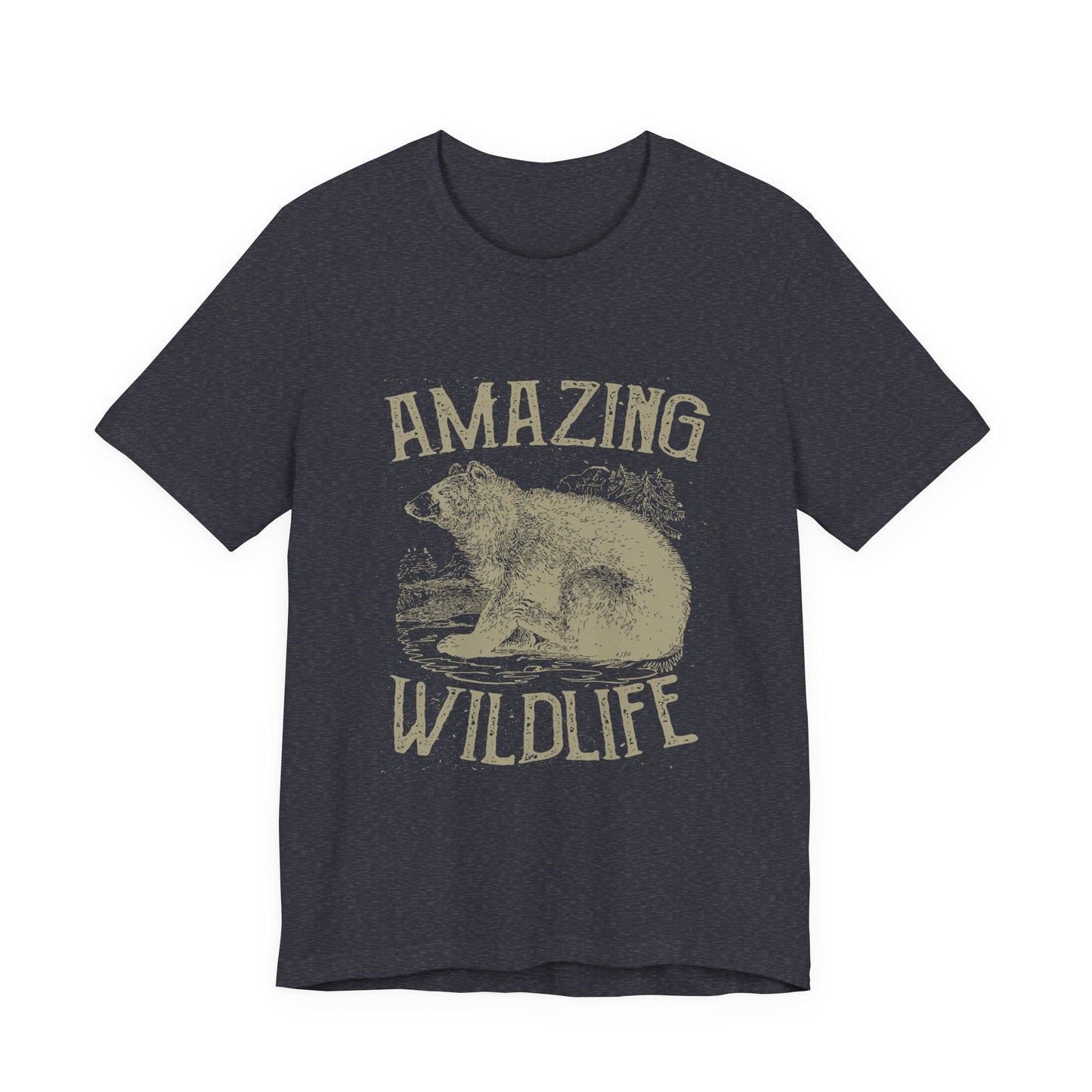 Amazing Wildlife Bear T-Shirt Vintage Outdoors