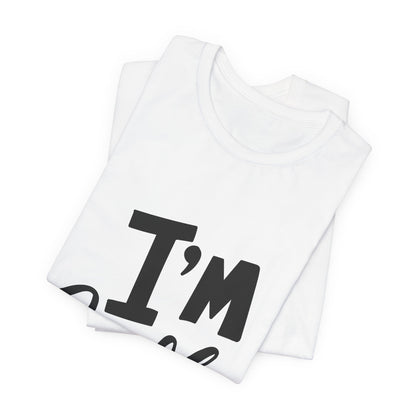 I'm Cool Tee Funny Kids Typography T-Shirt
