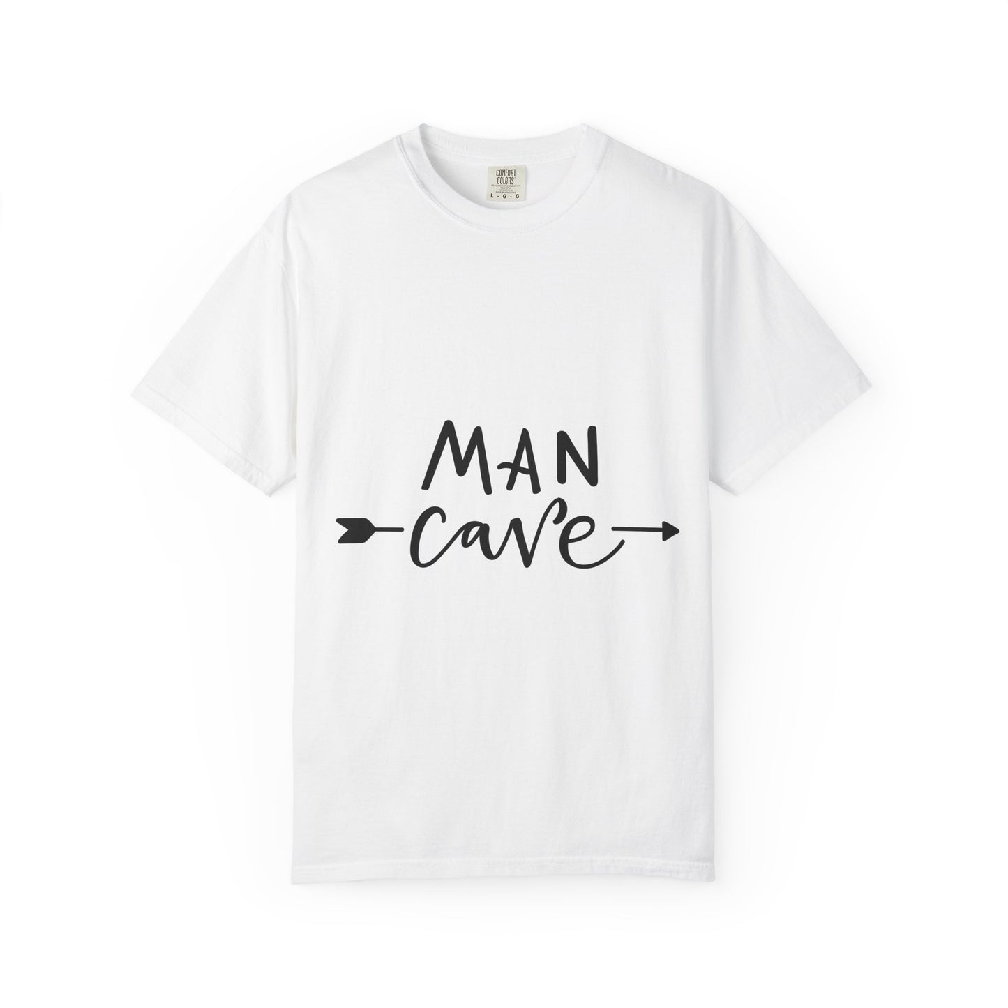 Man Cave Garment-Dyed Tee with Arrow Graphic