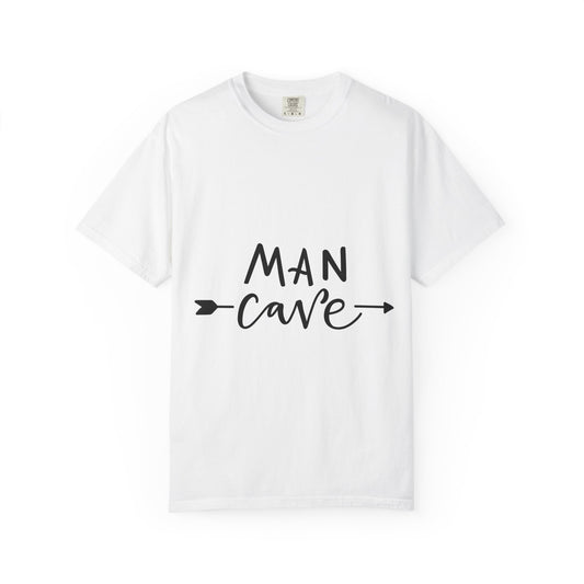 Man Cave Garment-Dyed Tee with Arrow Graphic