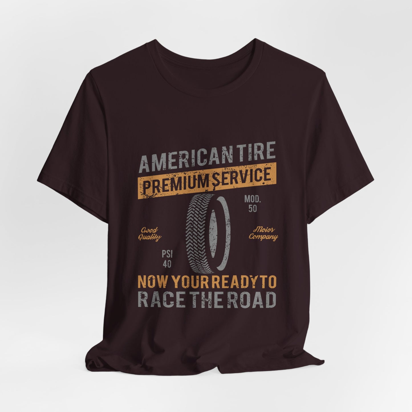 Retro American Tire T-Shirt Race the Road